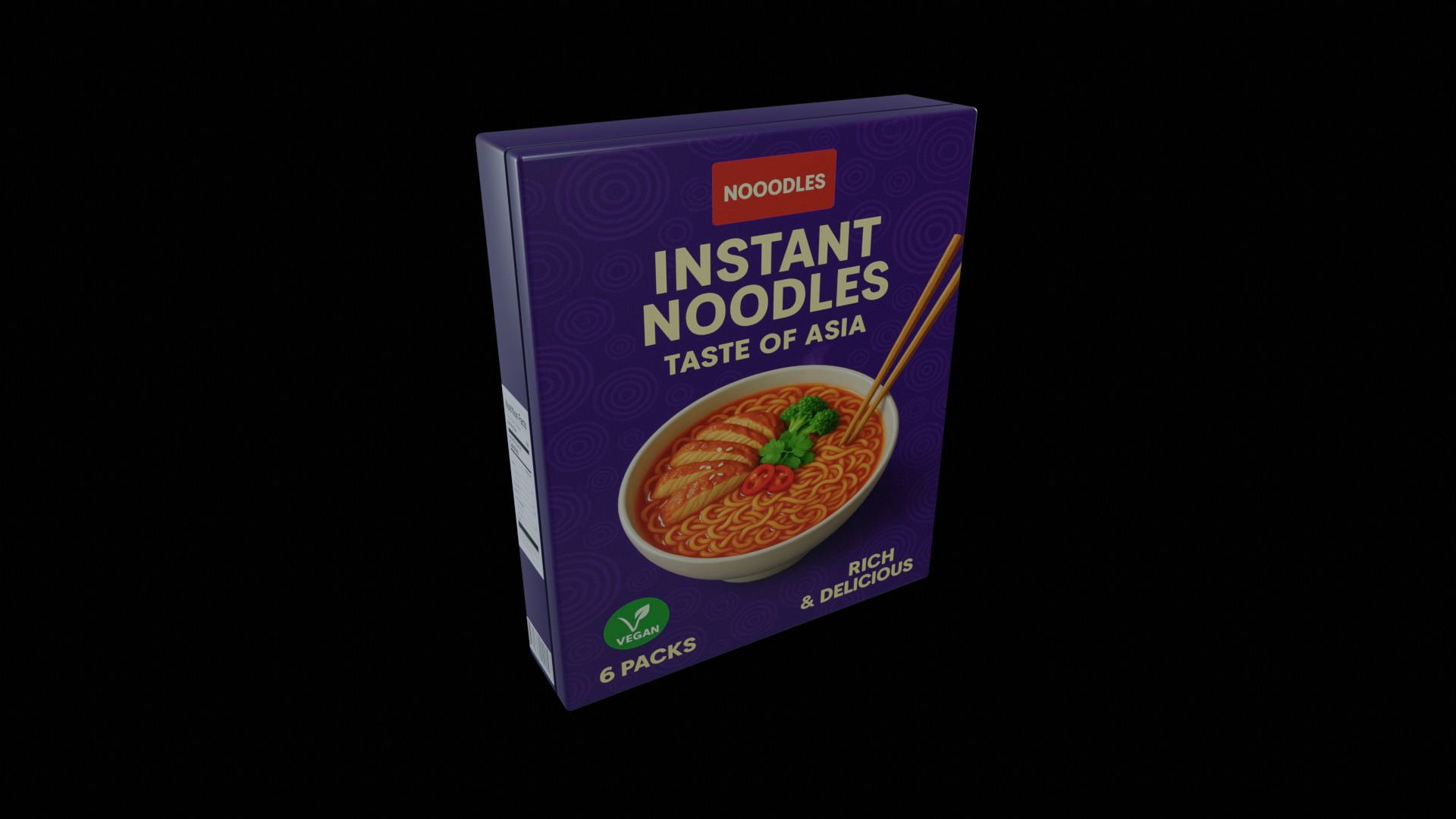 Instant Noodles - GAME READY PBR Low-poly 3D model Low-poly 3D model_3