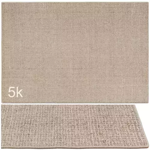 Carpet set 2229 - Jute Rug Taupe - 5K