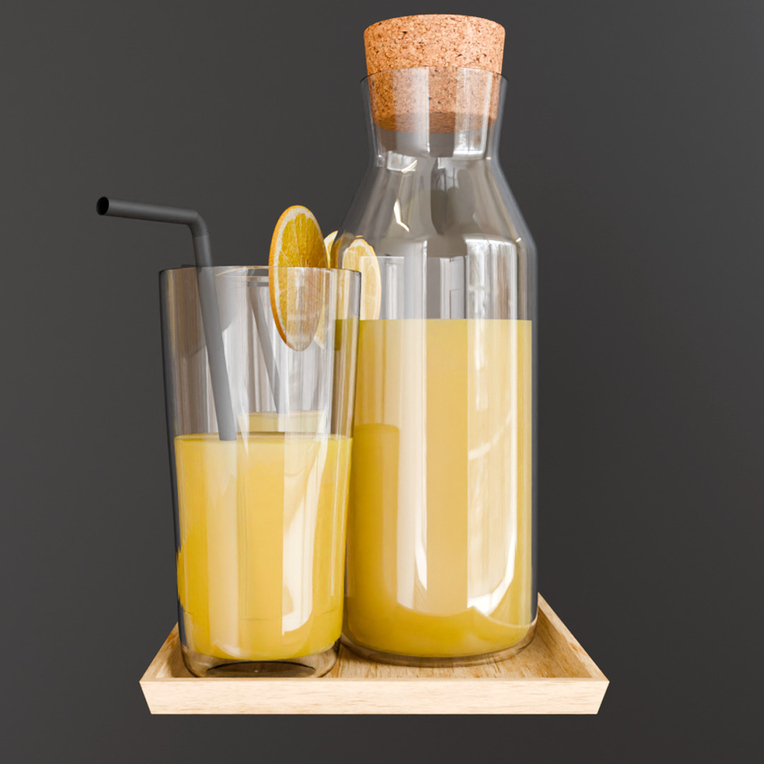 Juice trio pack 3D model_8