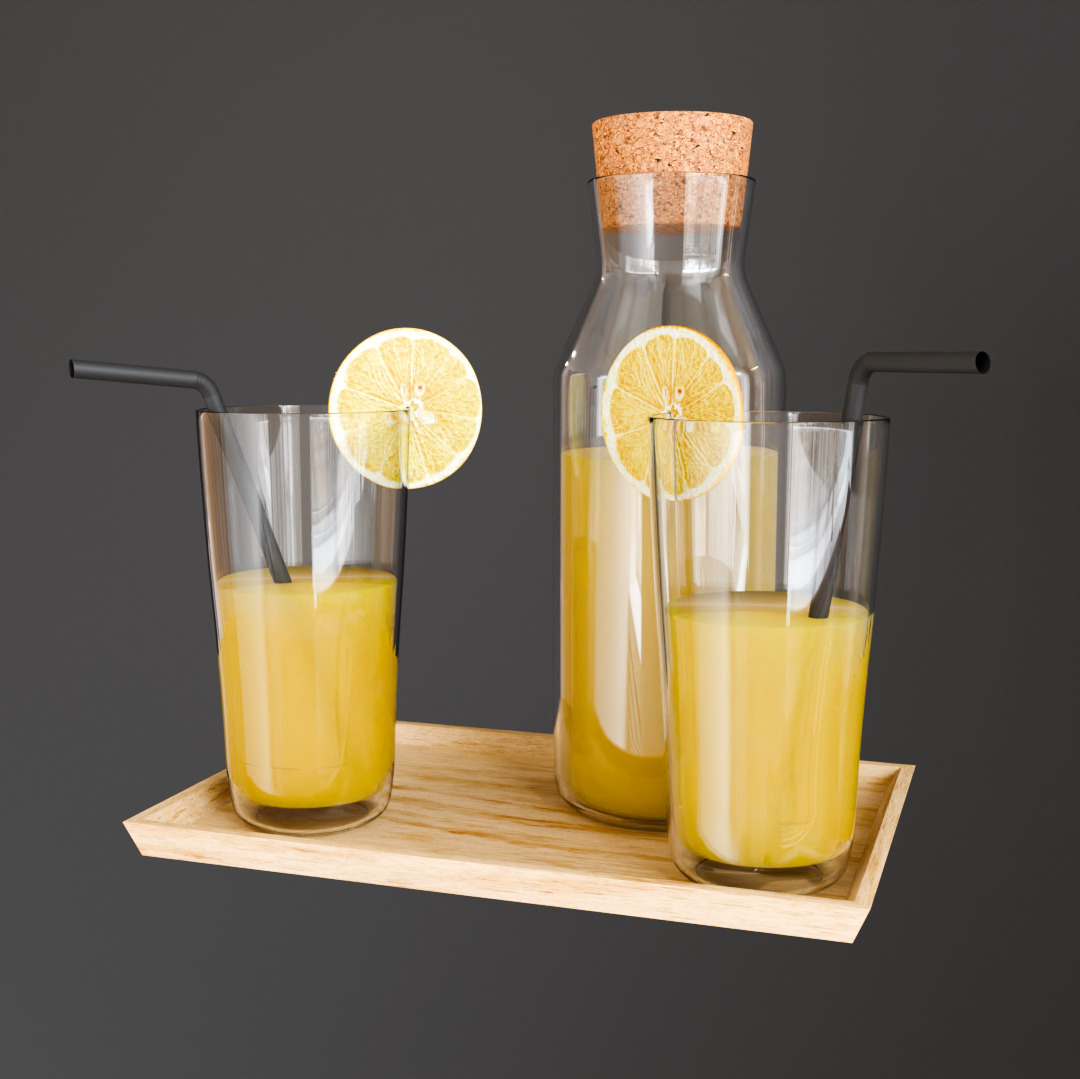 Juice trio pack 3D model_17