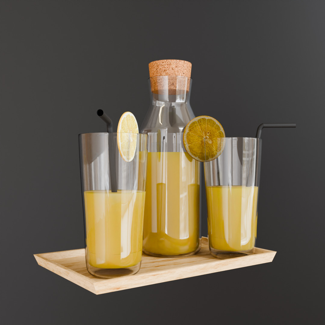 Juice trio pack 3D model_15