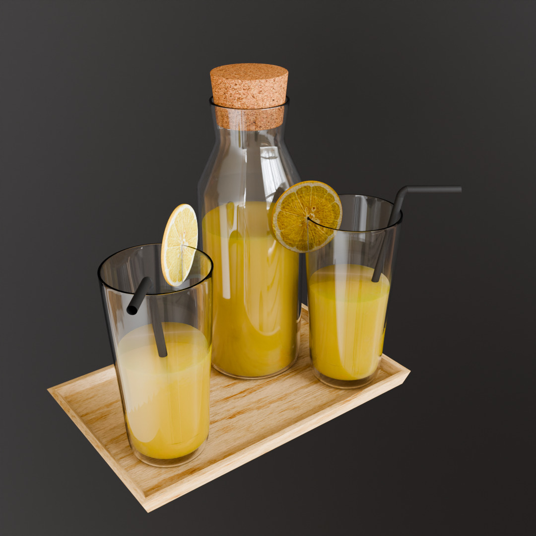 Juice trio pack 3D model_14
