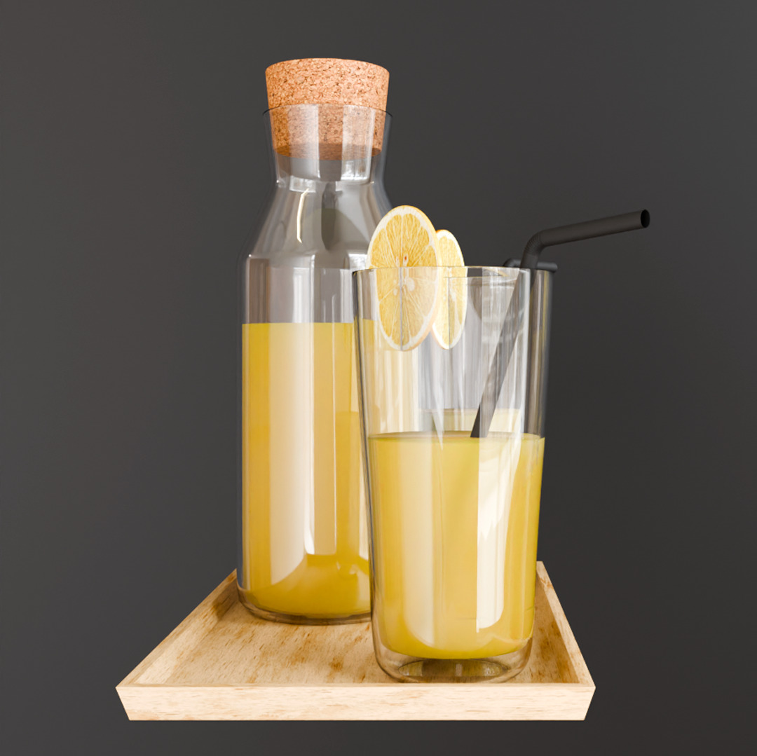 Juice trio pack 3D model_11