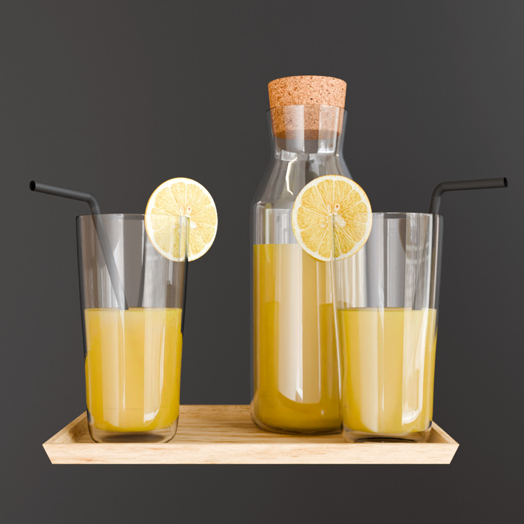 Juice trio pack 3D model_10
