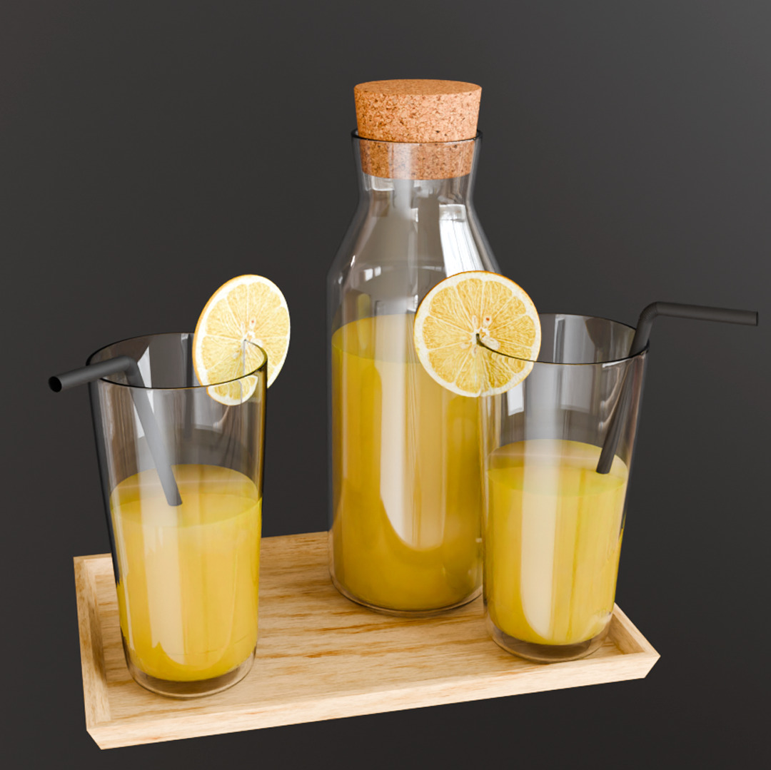 Juice trio pack 3D model_16