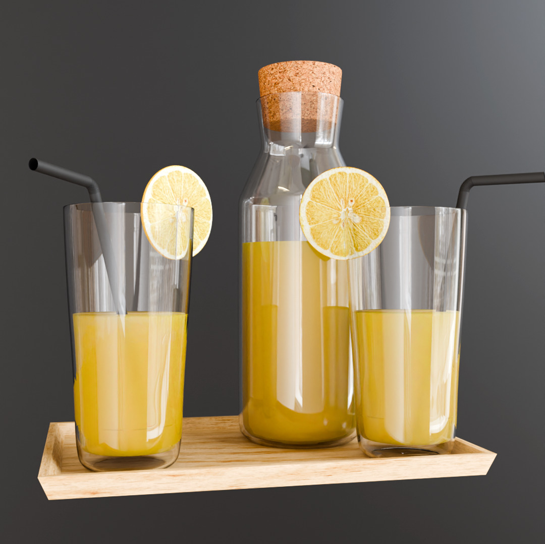 Juice trio pack 3D model_12