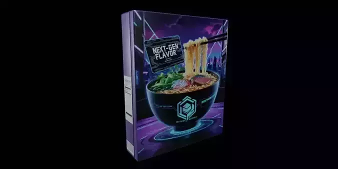 Instant Noodles - GAME READY PBR Low-poly 3D model