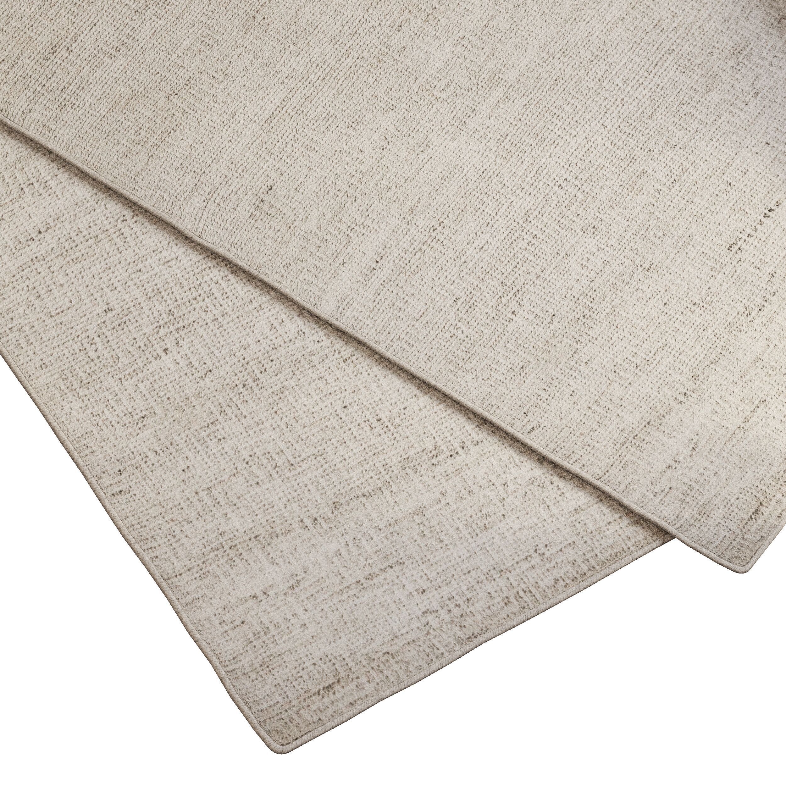 Carpet set 2212 - Jute Rug Taupe - 5K 3D model_2