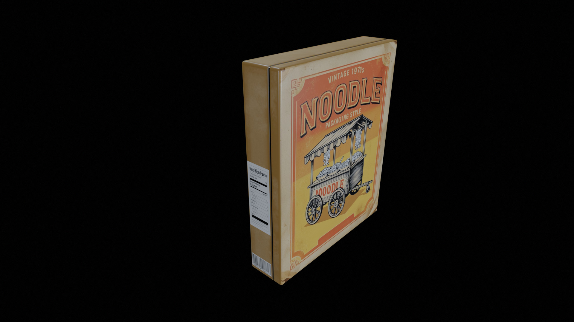 Instant Noodles - GAME READY PBR Low-poly 3D model Low-poly 3D model_1