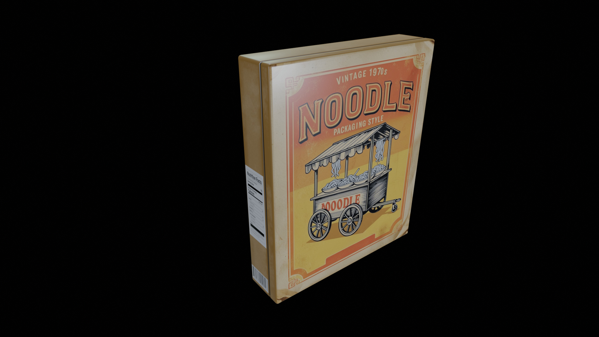 Instant Noodles - GAME READY PBR Low-poly 3D model Low-poly 3D model_2
