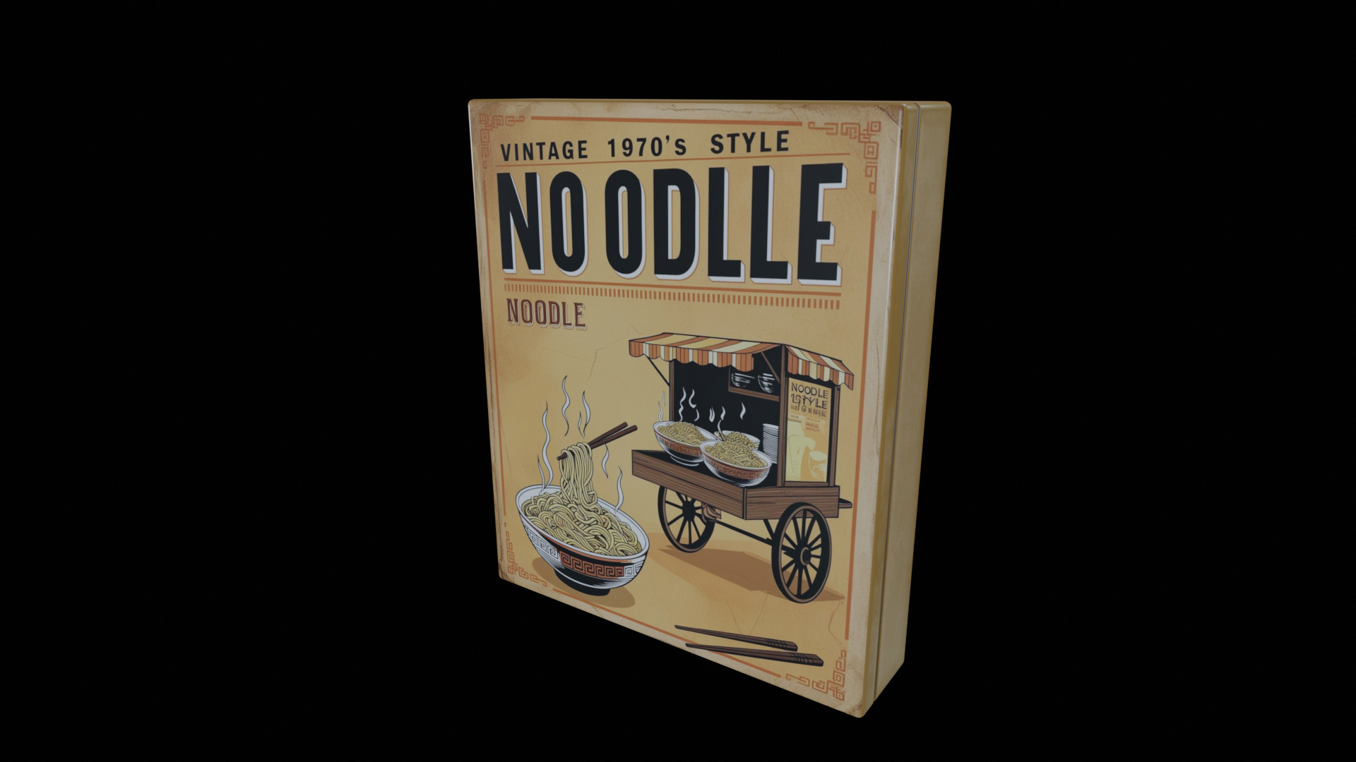 Instant Noodles - GAME READY PBR Low-poly 3D model Low-poly 3D model_5