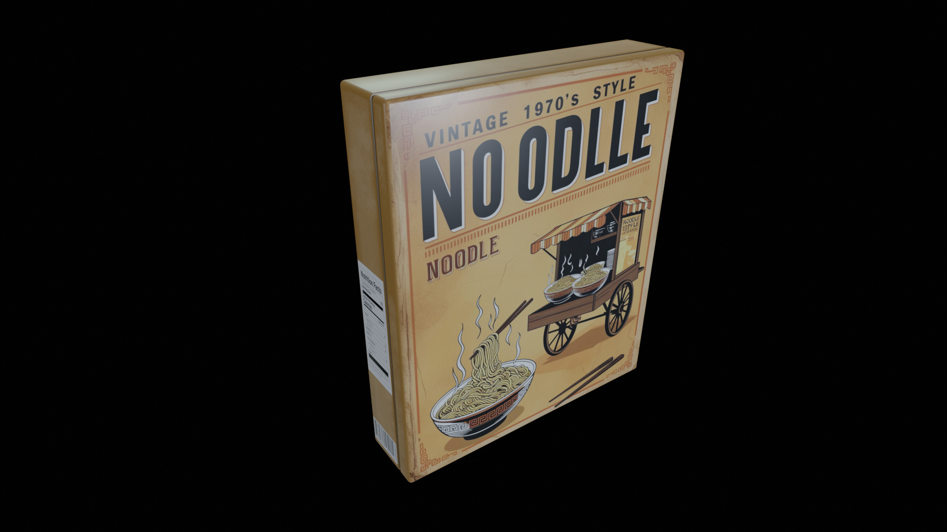 Instant Noodles - GAME READY PBR Low-poly 3D model Low-poly 3D model_2