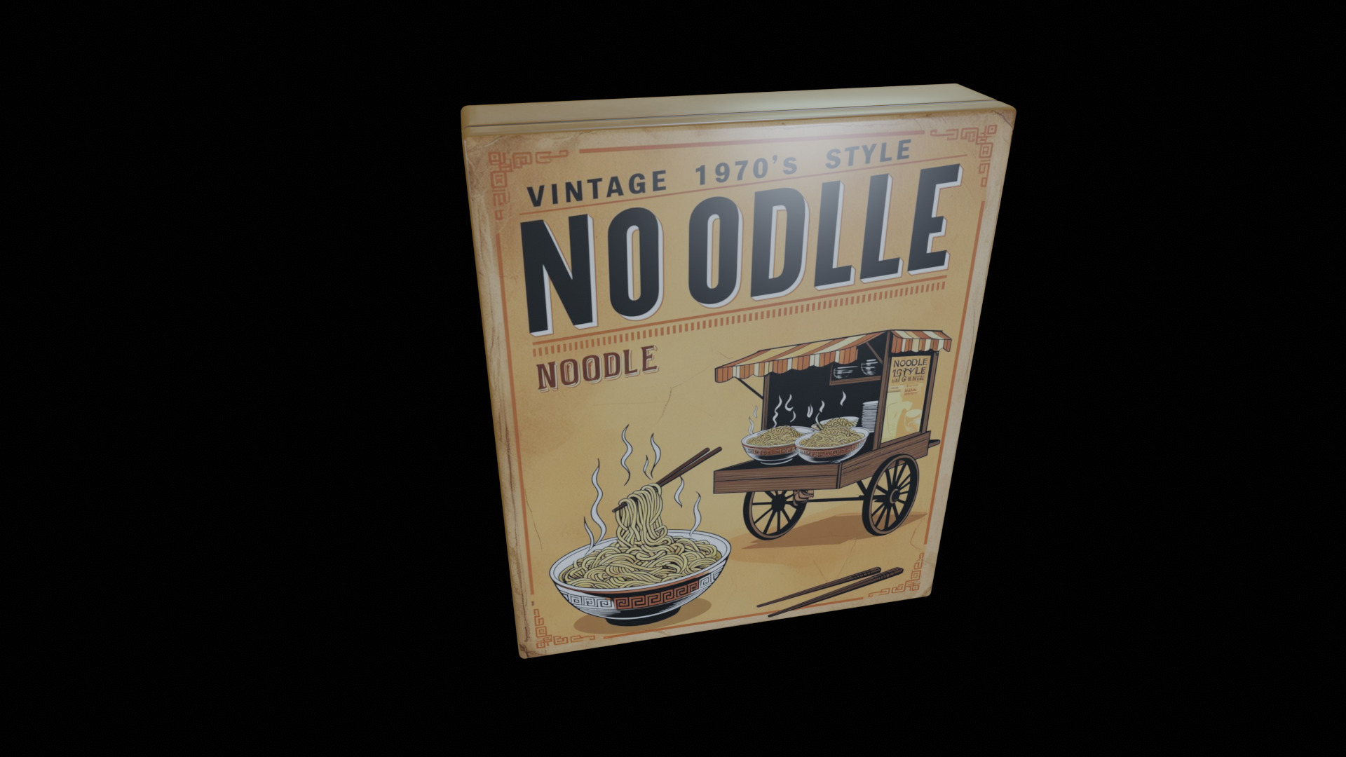 Instant Noodles - GAME READY PBR Low-poly 3D model Low-poly 3D model_3