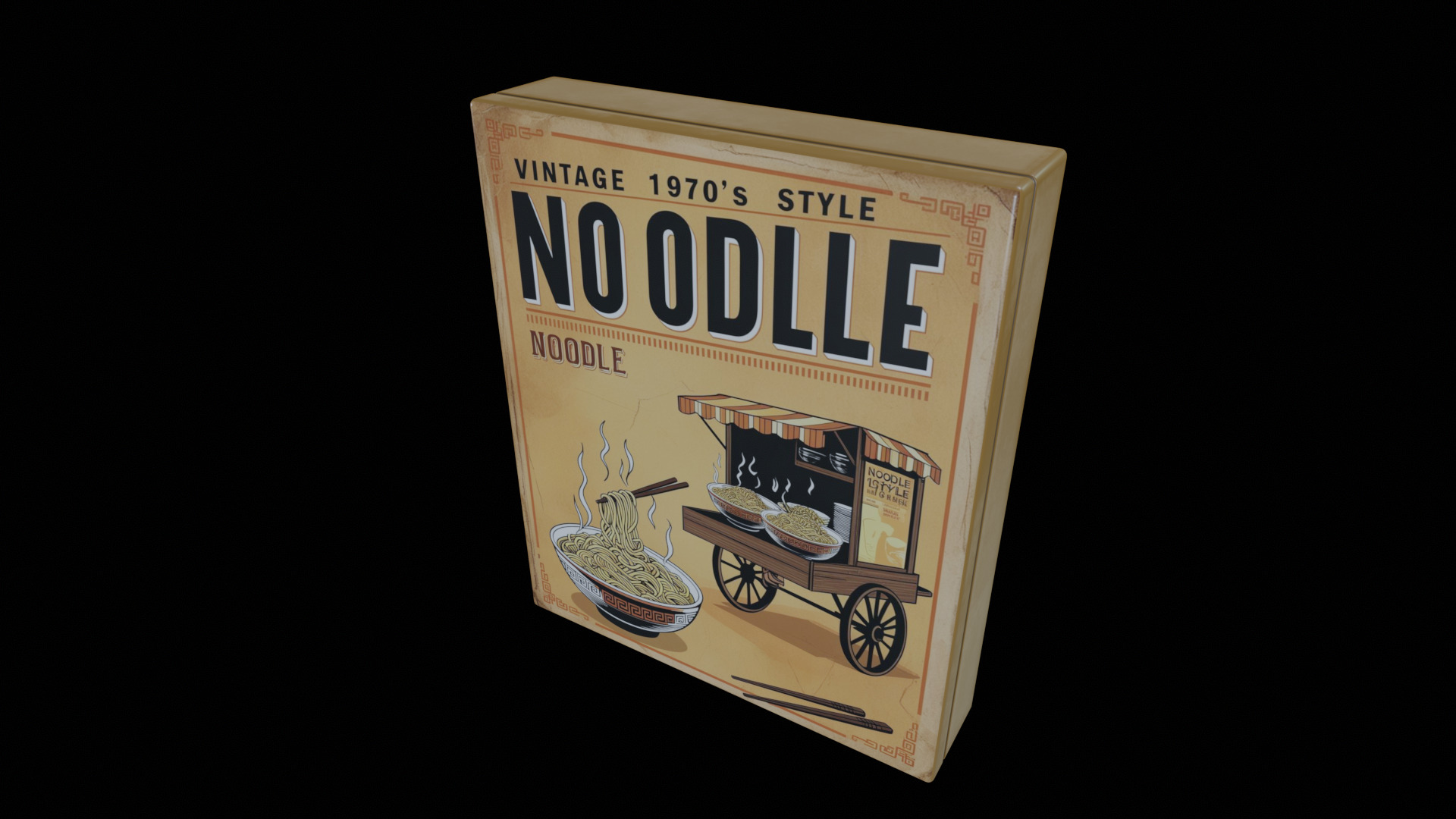 Instant Noodles - GAME READY PBR Low-poly 3D model Low-poly 3D model_4