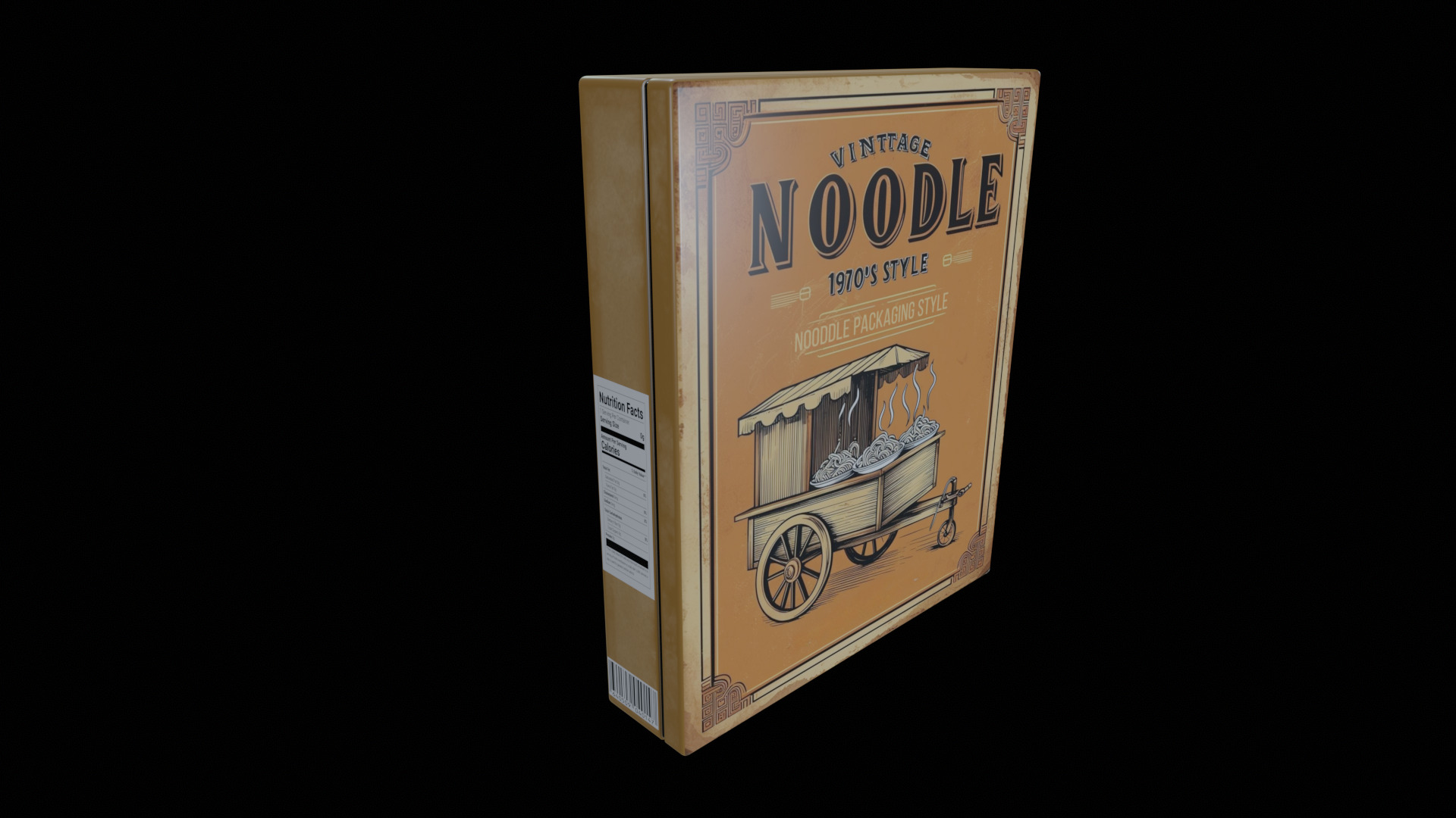 Instant Noodles - GAME READY PBR Low-poly 3D model Low-poly 3D model_1