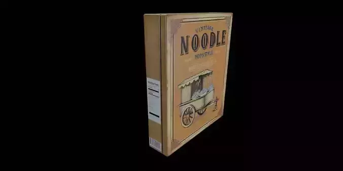 Instant Noodles - GAME READY PBR Low-poly 3D model
