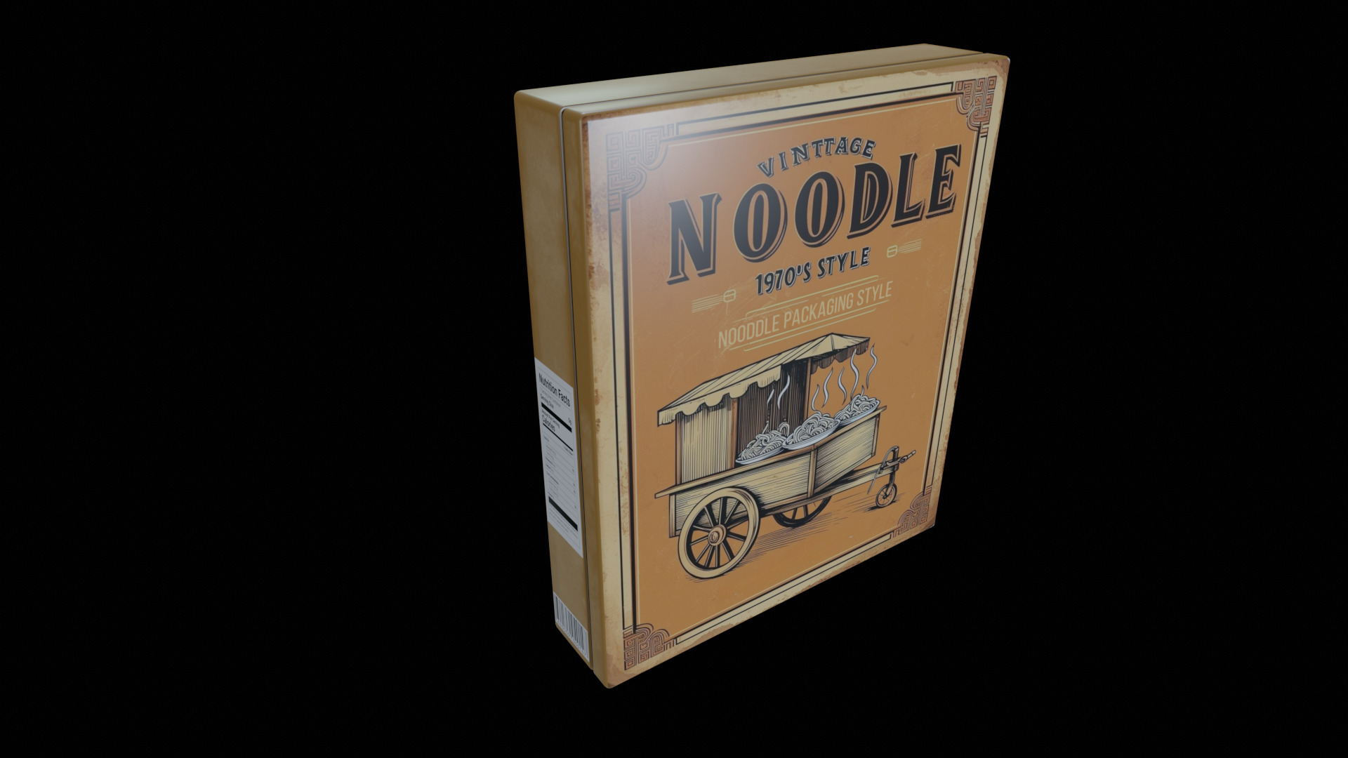 Instant Noodles - GAME READY PBR Low-poly 3D model Low-poly 3D model_2