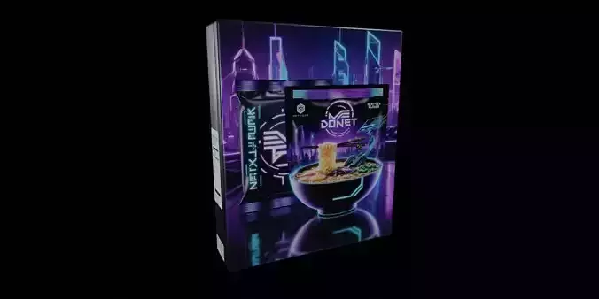 Instant Noodles - GAME READY PBR Low-poly 3D model