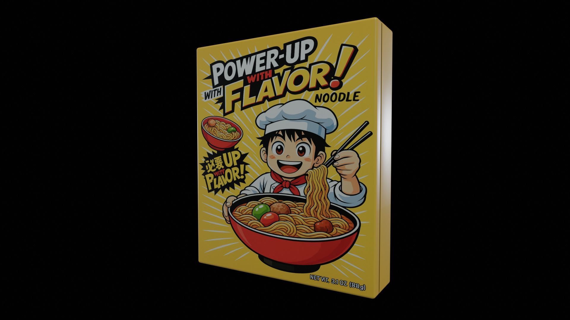 Instant Noodles - GAME READY PBR Low-poly 3D model Low-poly 3D model_5