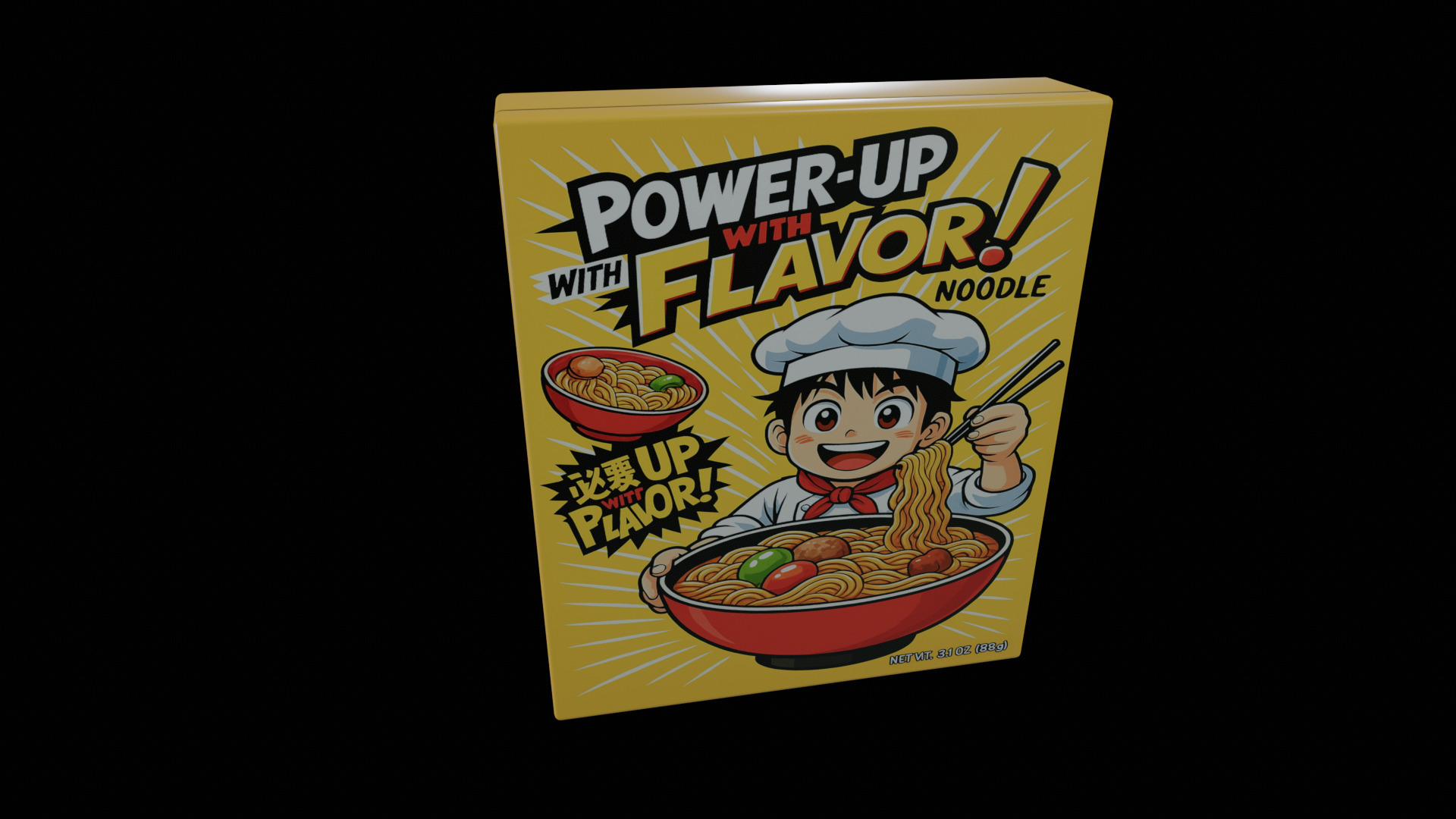 Instant Noodles - GAME READY PBR Low-poly 3D model Low-poly 3D model_3