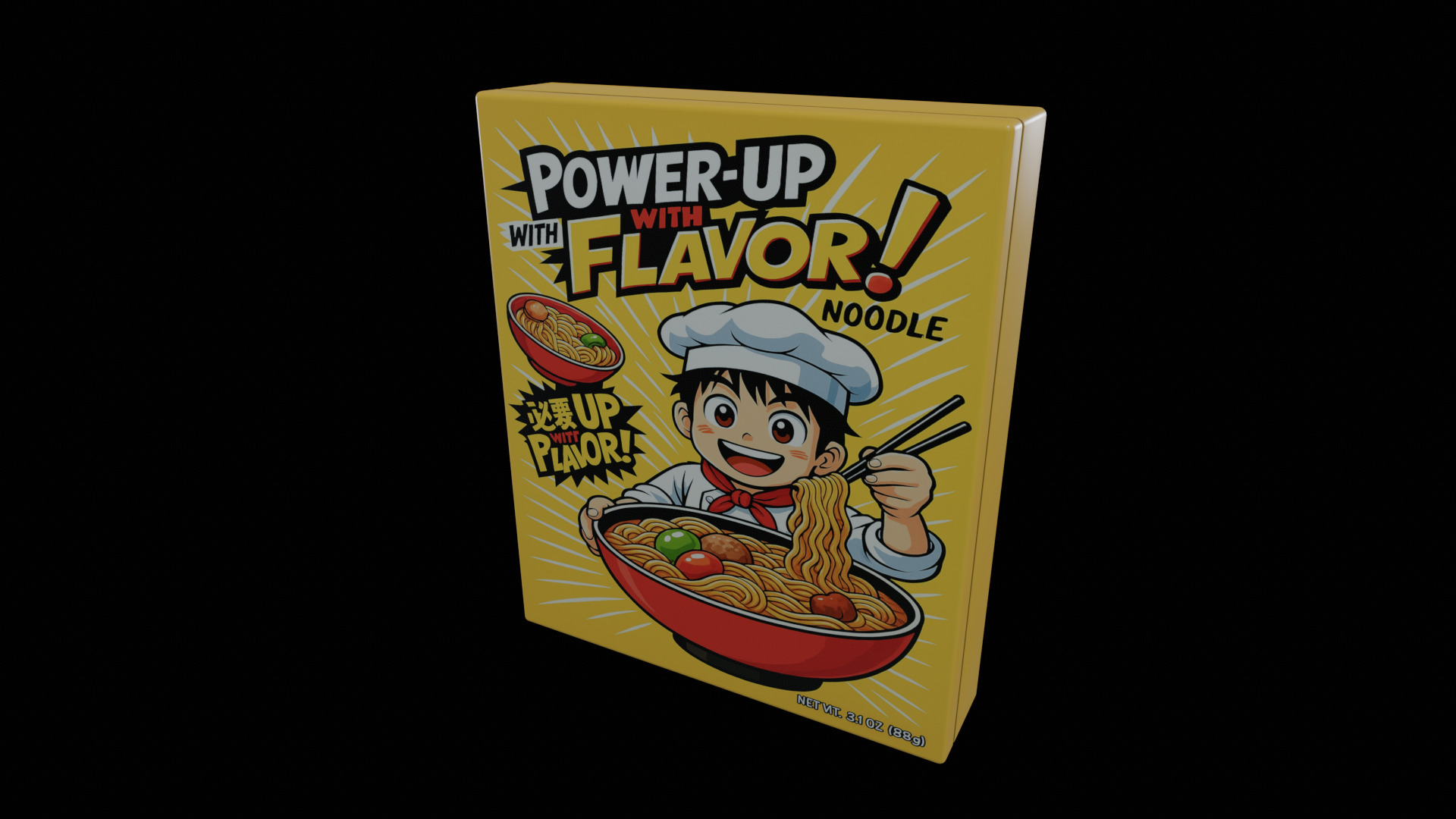 Instant Noodles - GAME READY PBR Low-poly 3D model Low-poly 3D model_4