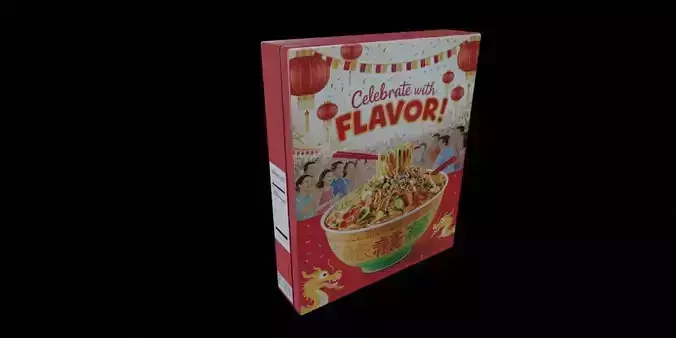 Instant Noodles - GAME READY PBR Low-poly 3D model