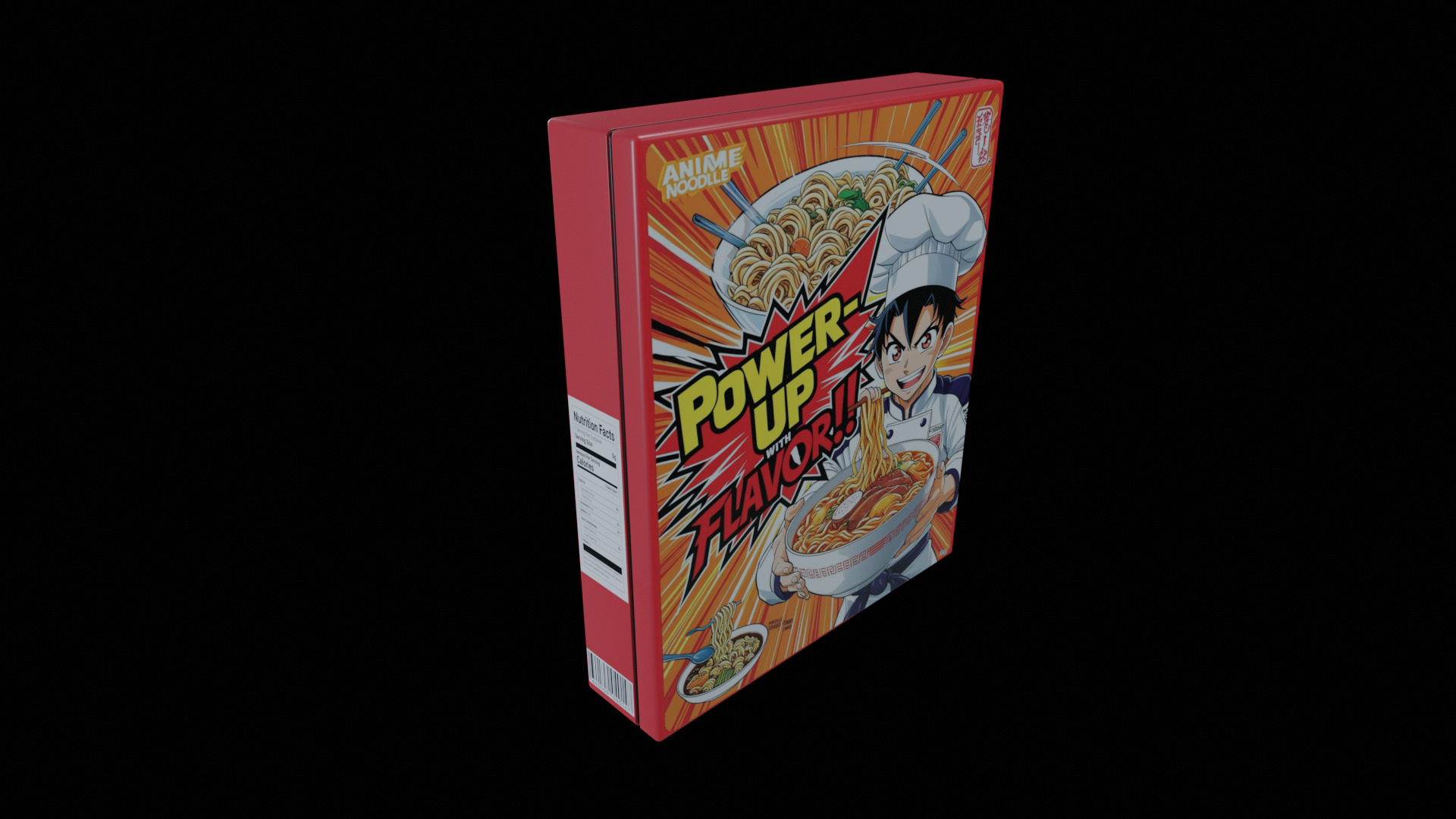 Instant Noodles - GAME READY PBR Low-poly 3D model Low-poly 3D model_1