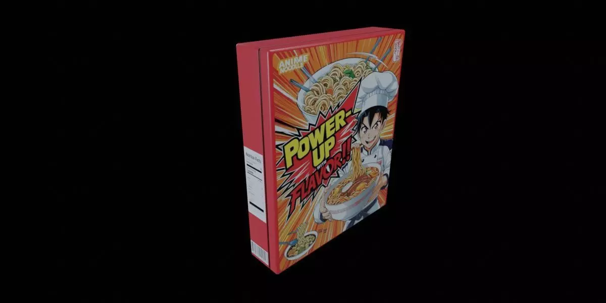 Instant Noodles - GAME READY PBR Low-poly 3D model Low-poly 3D model_0