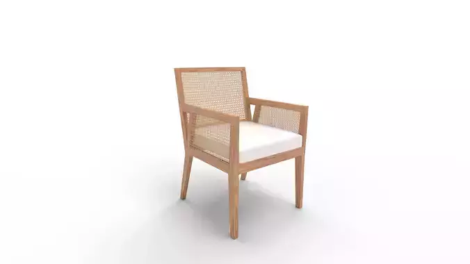 Safavieh Couture Malik Linen Arm Chair