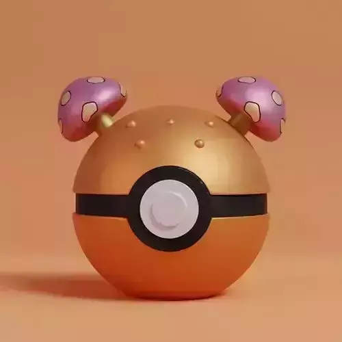 Pokemon Paras Pokeball 3D print model