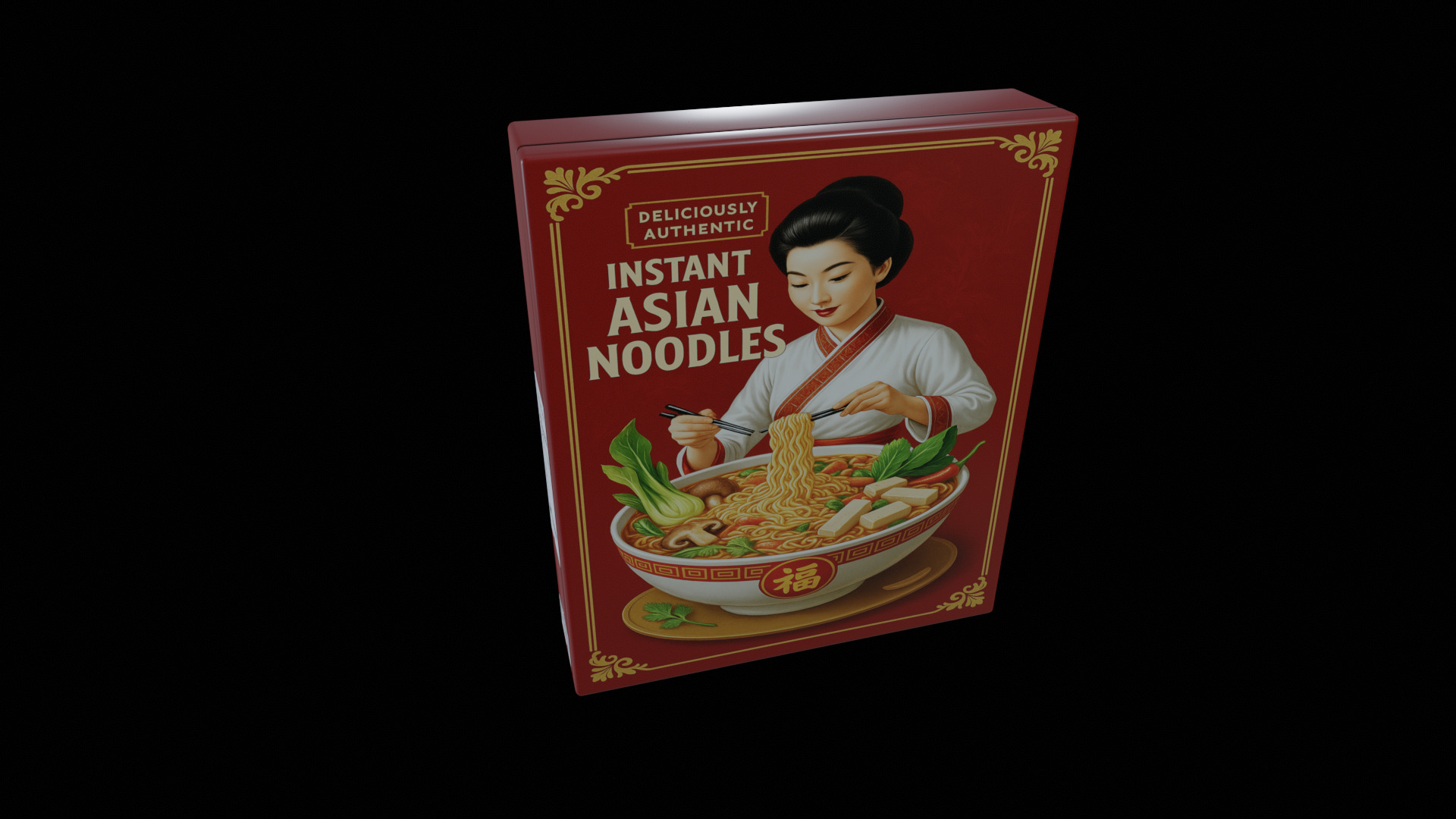 Instant Noodles - GAME READY PBR Low-poly 3D model Low-poly 3D model_3