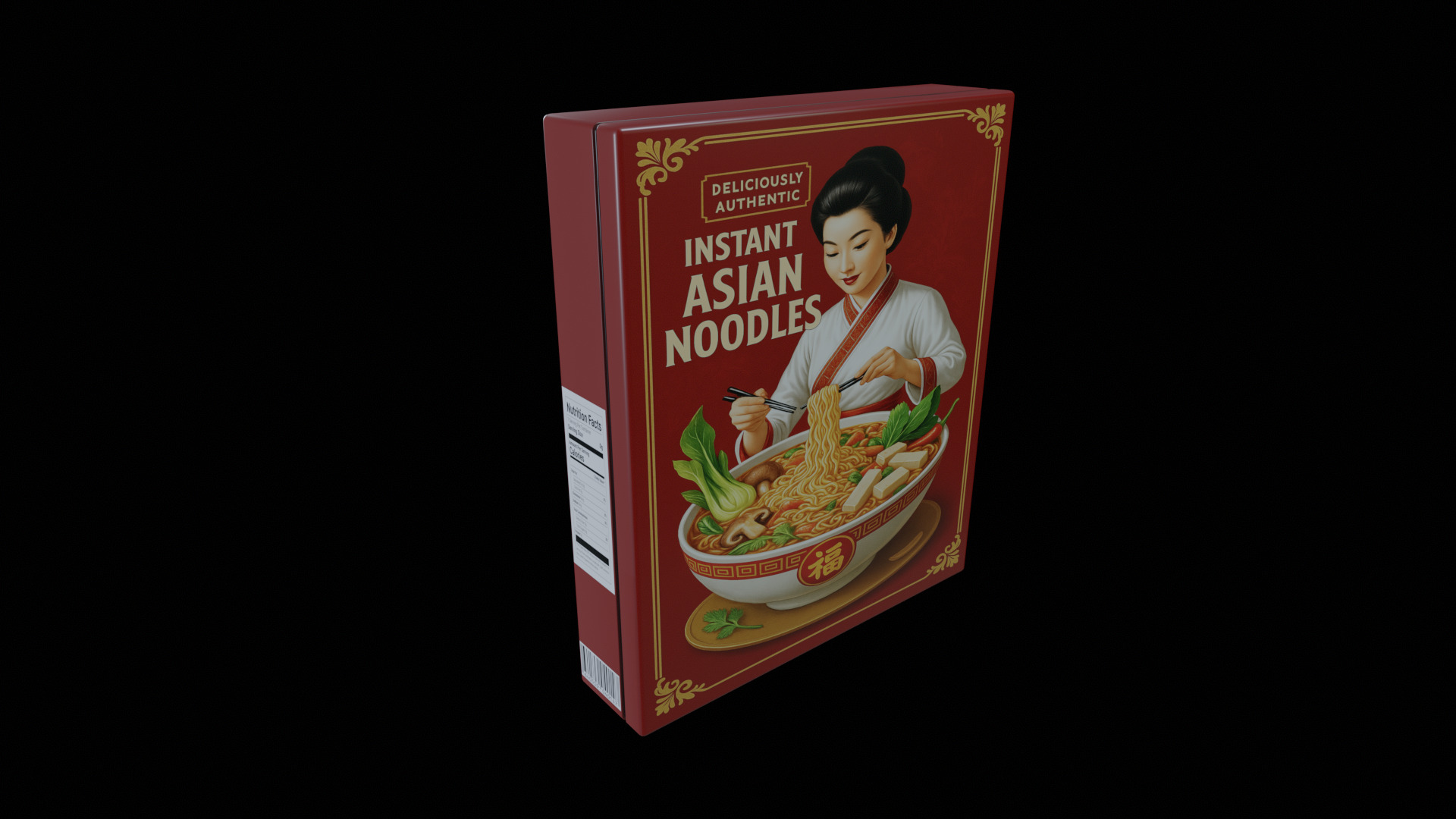 Instant Noodles - GAME READY PBR Low-poly 3D model Low-poly 3D model_2