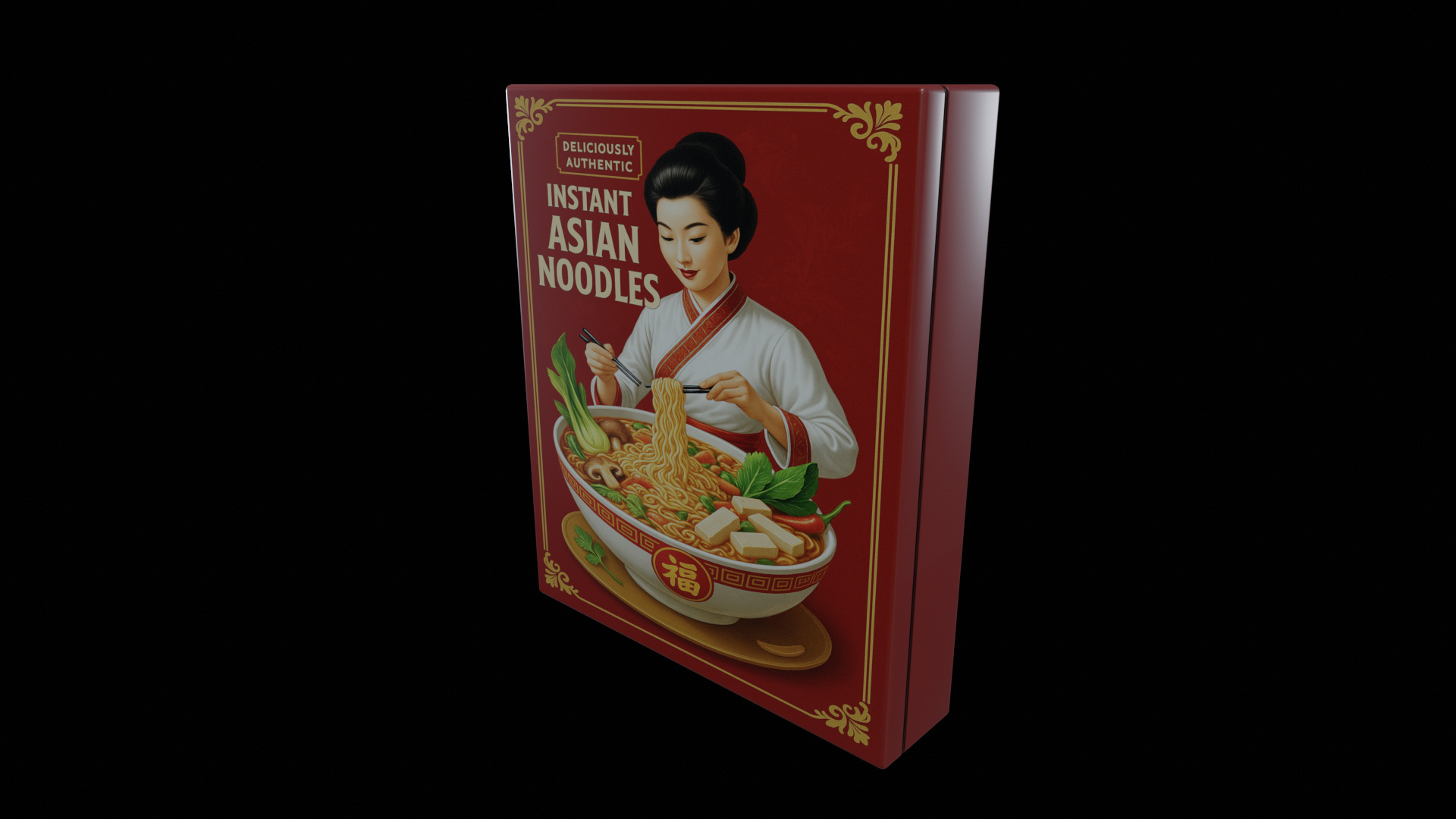 Instant Noodles - GAME READY PBR Low-poly 3D model Low-poly 3D model_5
