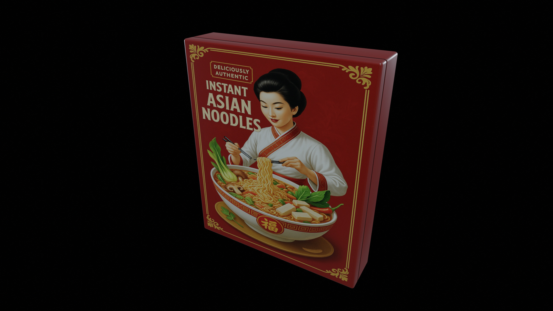 Instant Noodles - GAME READY PBR Low-poly 3D model Low-poly 3D model_4