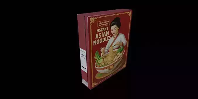 Instant Noodles - GAME READY PBR Low-poly 3D model