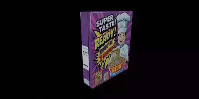 Instant Noodles - GAME READY PBR Low-poly 3D model