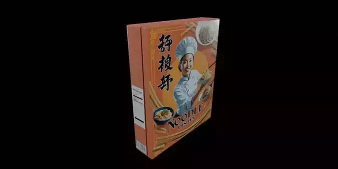 Instant Noodles - GAME READY PBR Low-poly 3D model Low-poly 3D model
