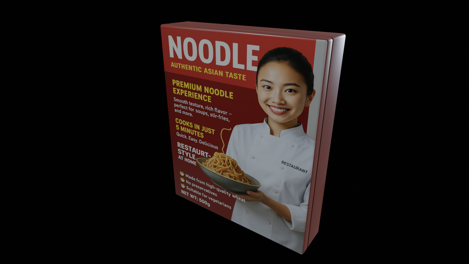 Instant Noodles - GAME READY PBR Low-poly 3D model Low-poly 3D model_3