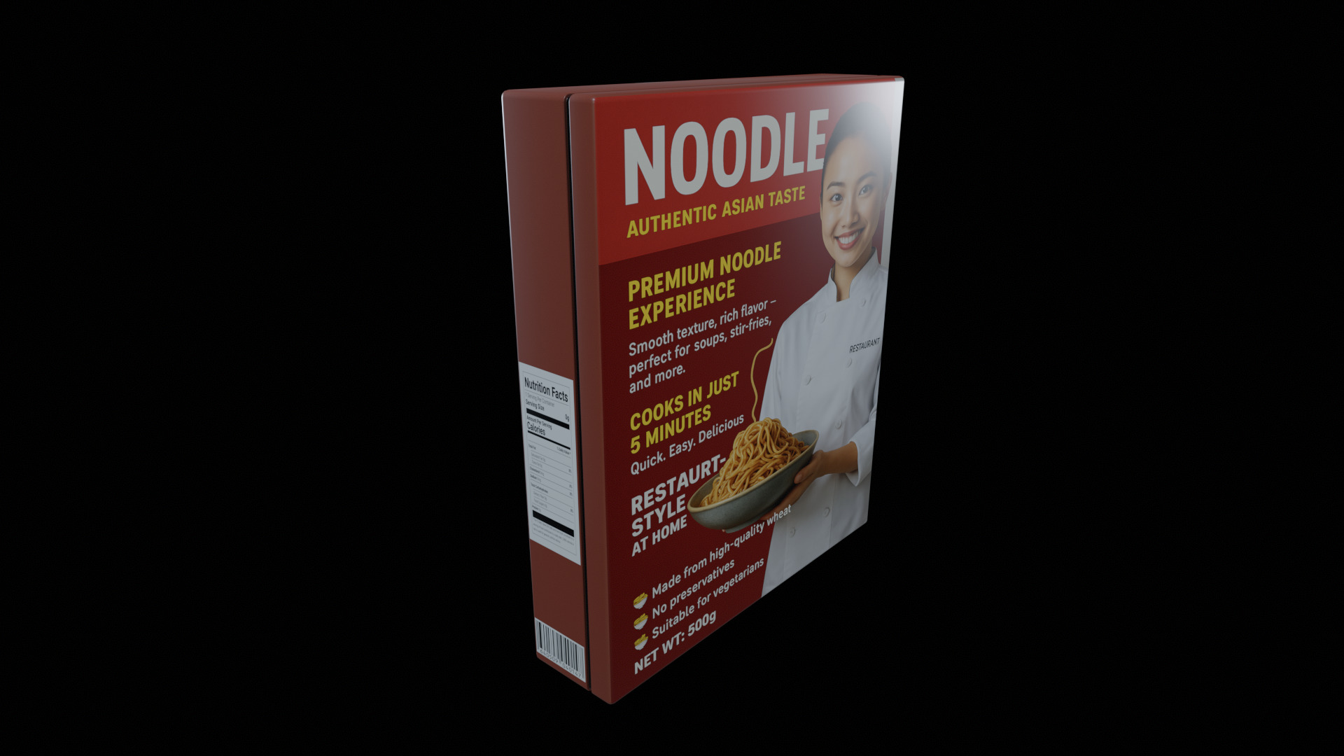 Instant Noodles - GAME READY PBR Low-poly 3D model Low-poly 3D model_1