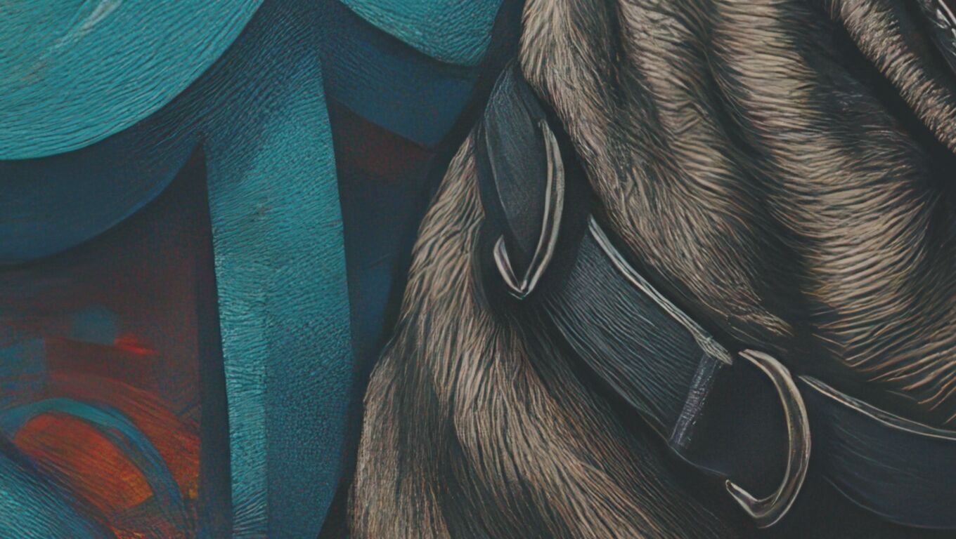 16K Base Color Texture  Dog and Serpent Mural Ultra HD  Texture_7