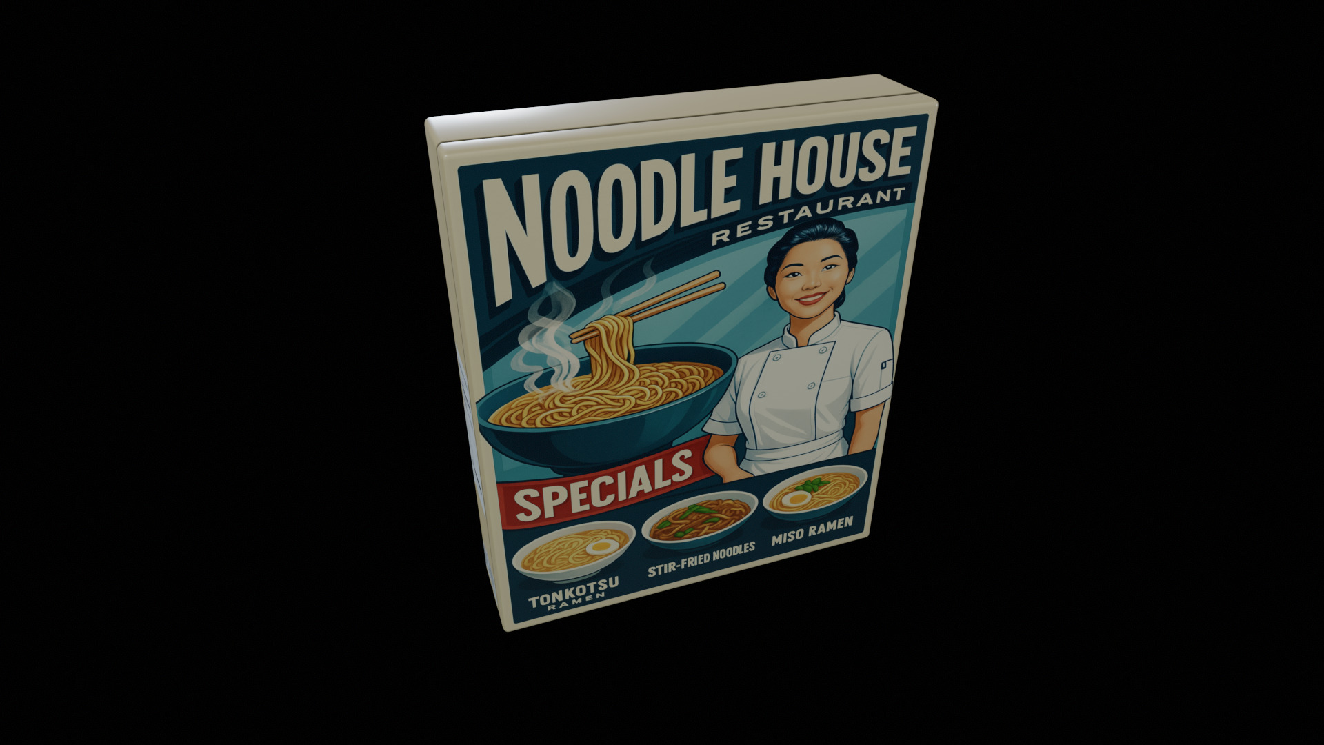 Instant Noodles - GAME READY PBR Low-poly 3D model Low-poly 3D model_2