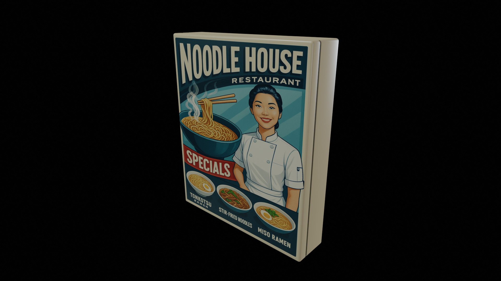 Instant Noodles - GAME READY PBR Low-poly 3D model Low-poly 3D model_3