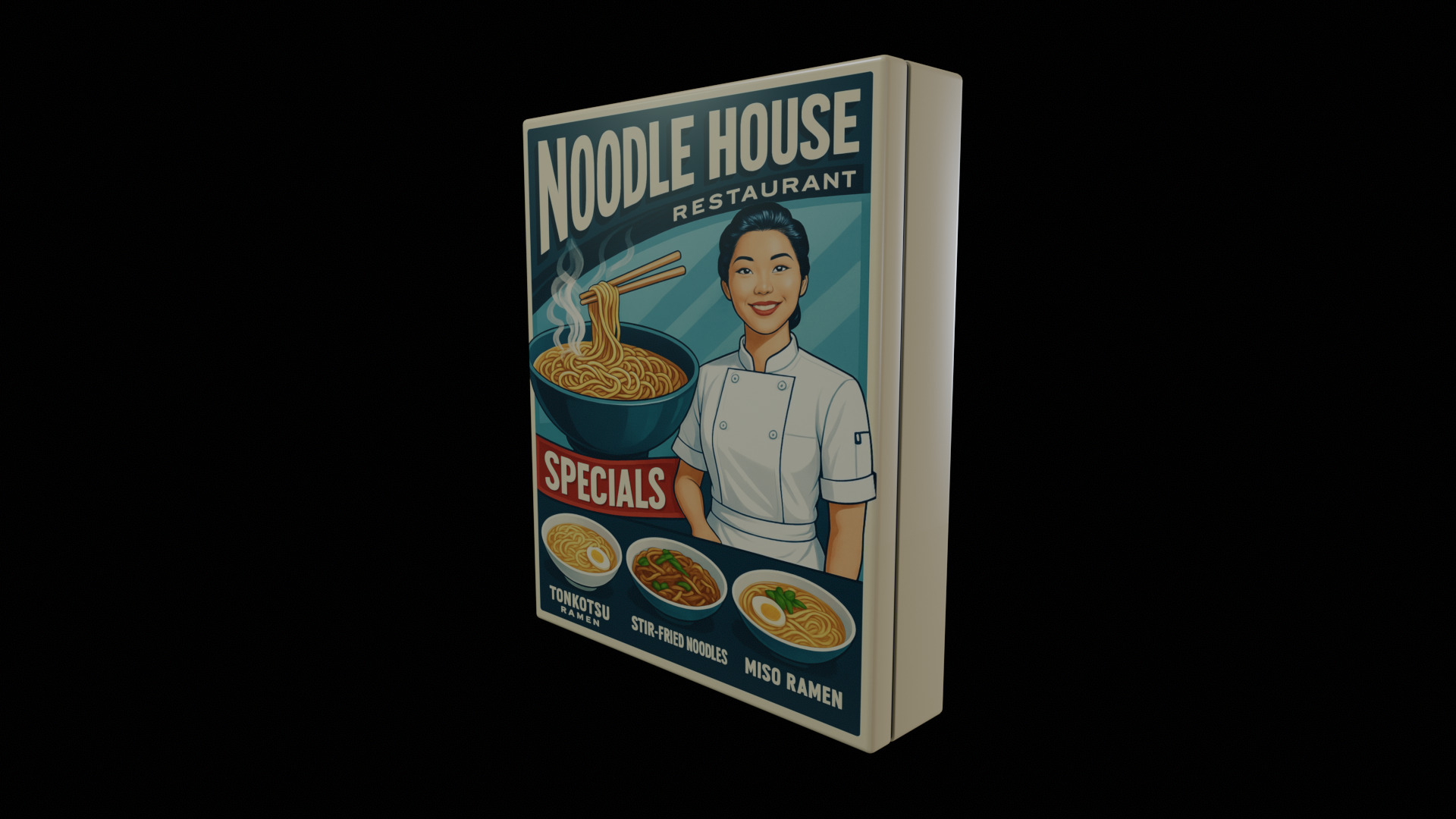 Instant Noodles - GAME READY PBR Low-poly 3D model Low-poly 3D model_4