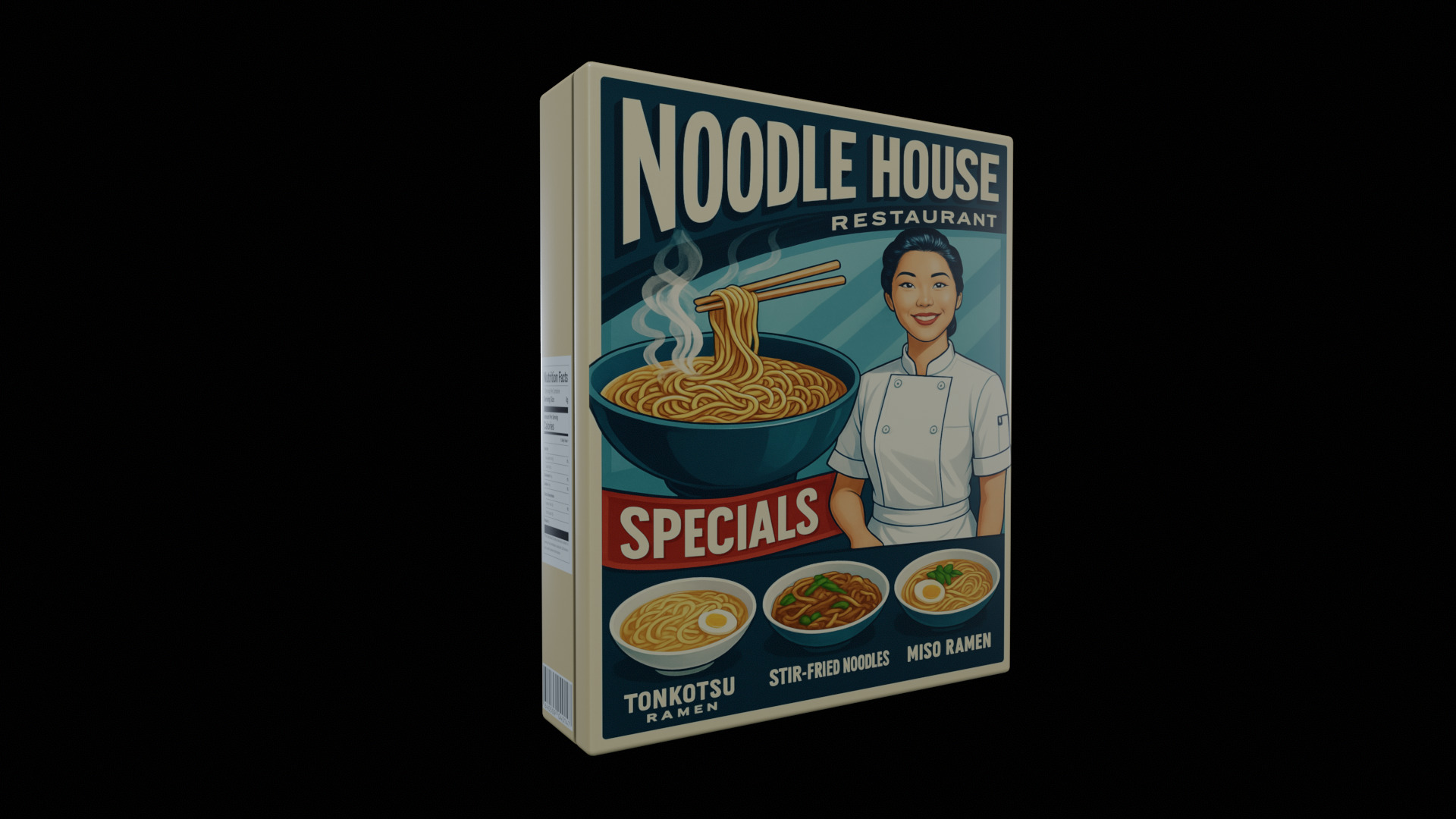 Instant Noodles - GAME READY PBR Low-poly 3D model Low-poly 3D model_5