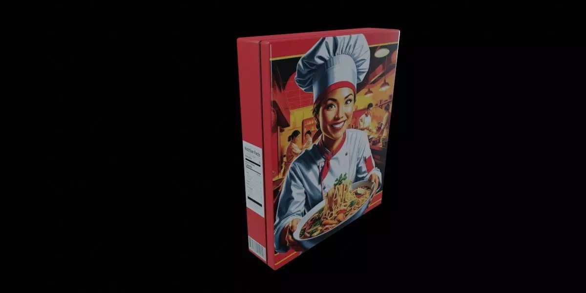 Instant Noodles - GAME READY PBR Low-poly 3D model Low-poly 3D model_0