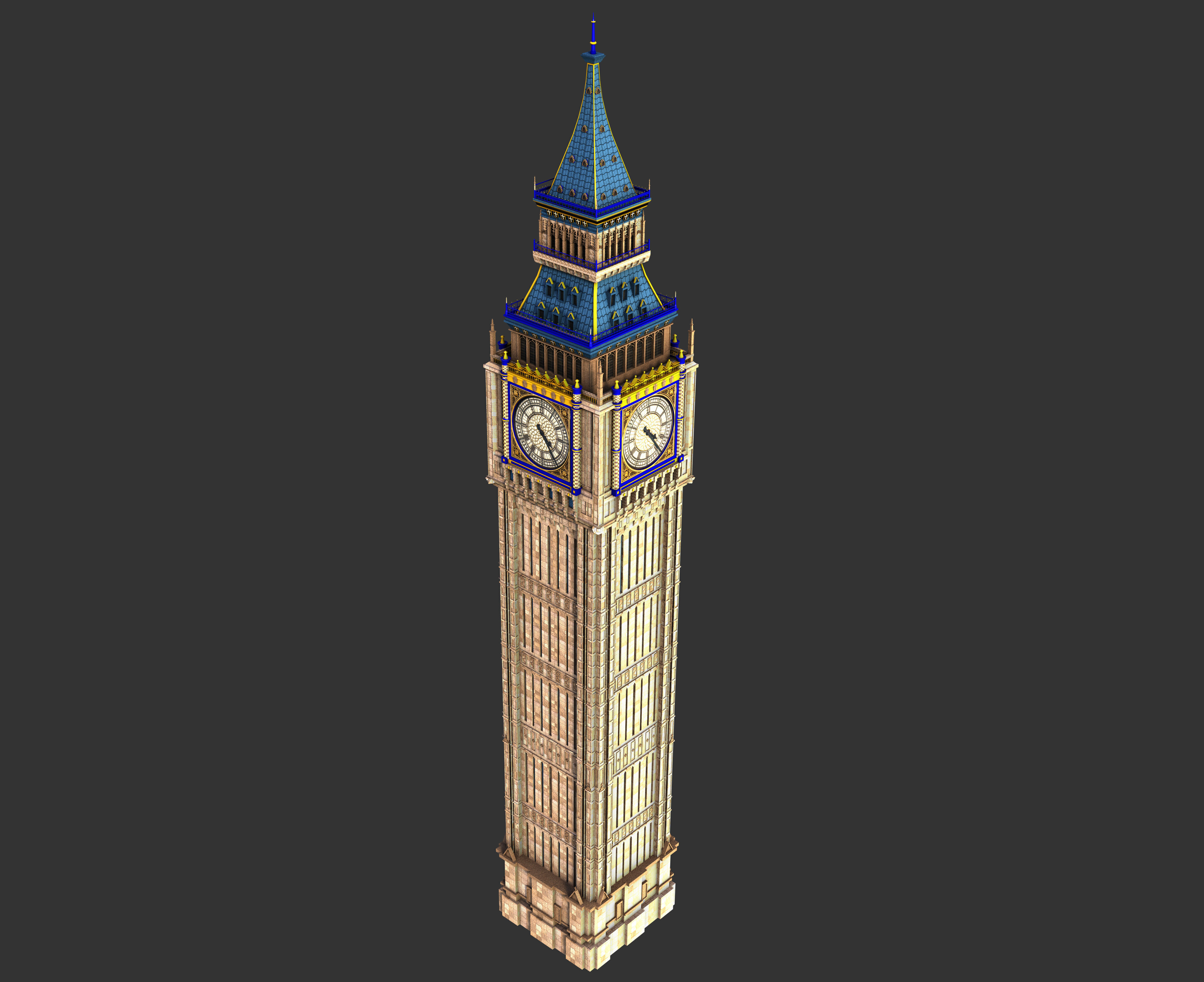 Big Ben 3D model_3