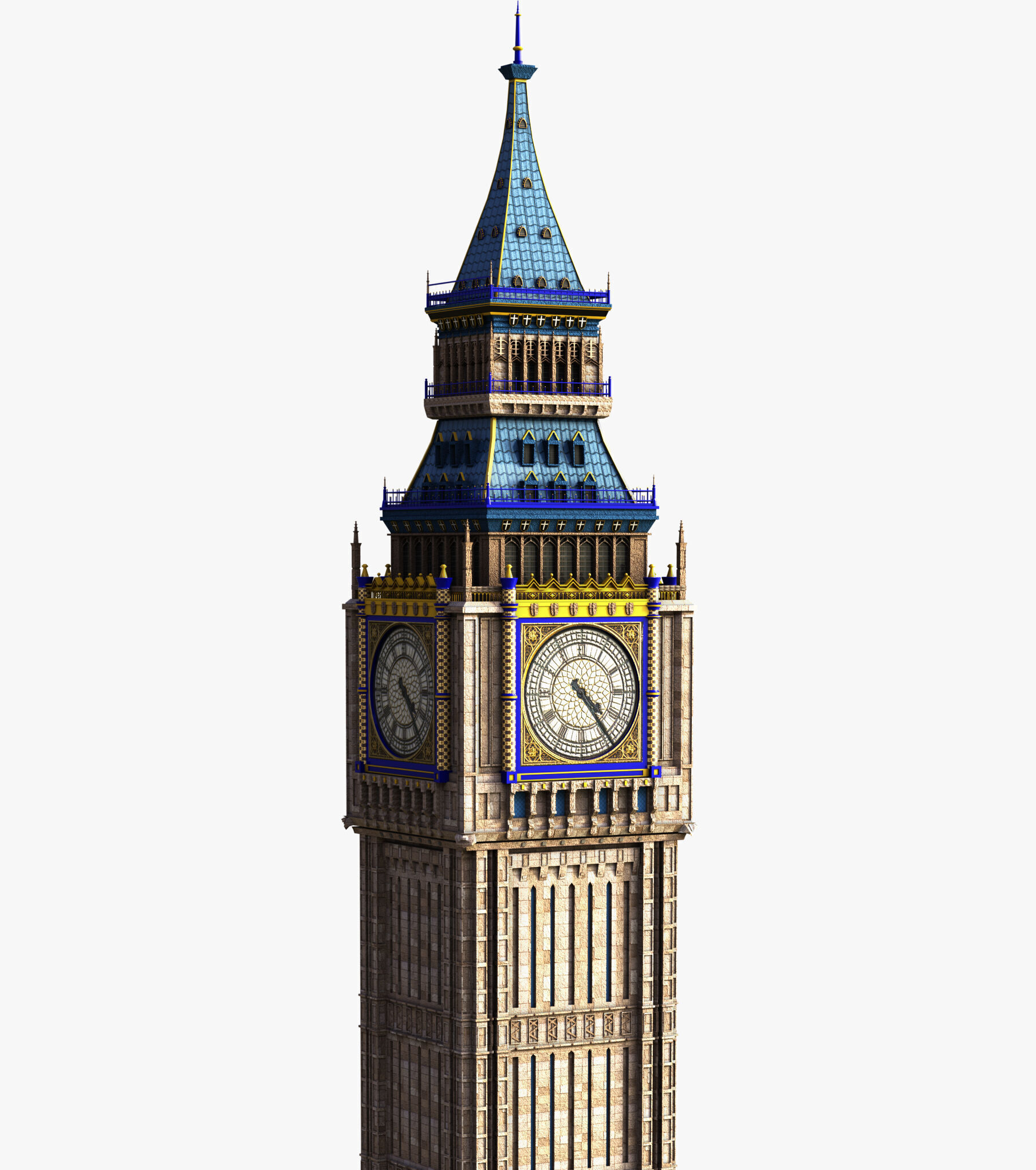 Big Ben 3D model_6