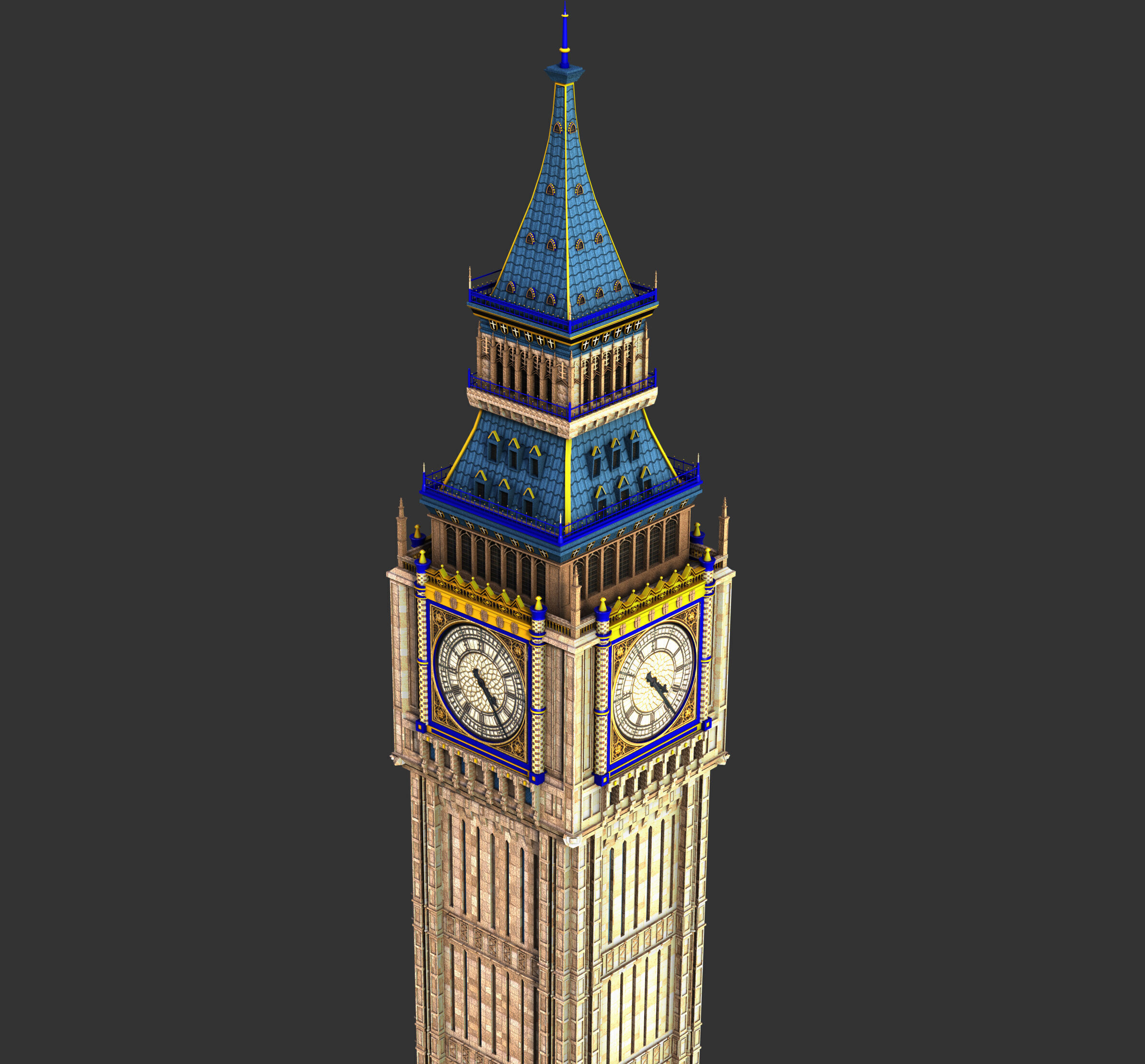 Big Ben 3D model_1