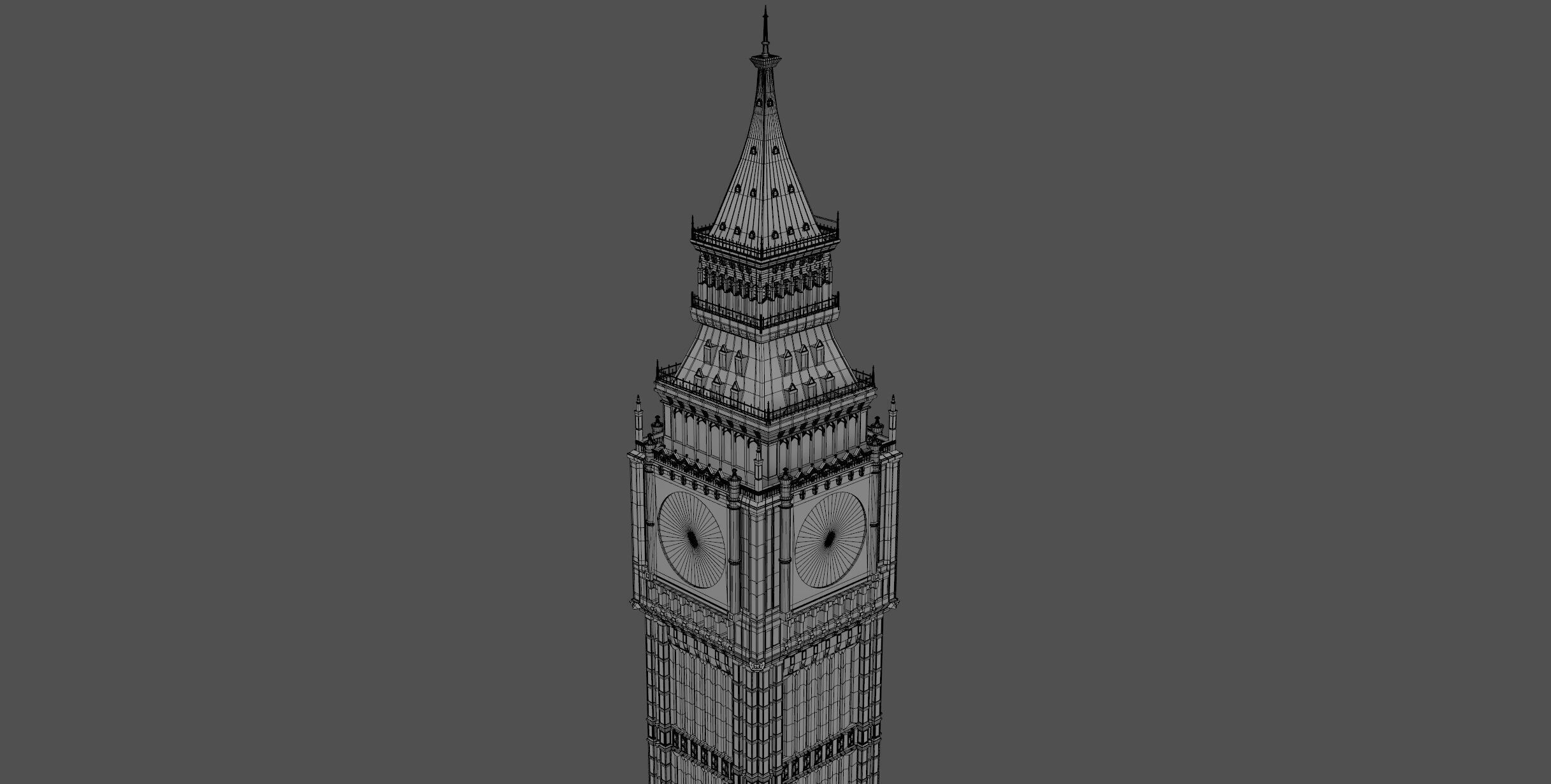 Big Ben 3D model_9