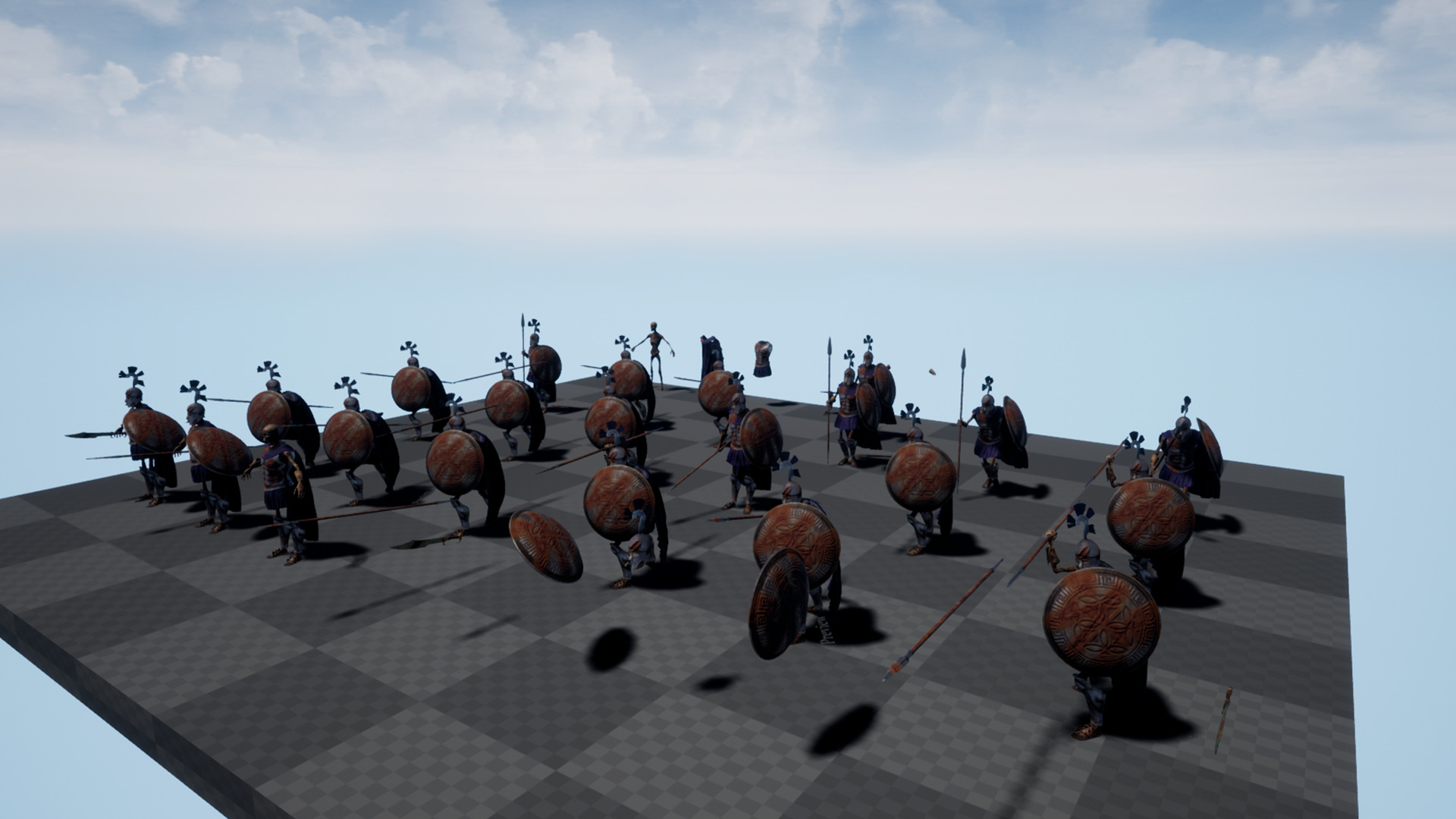 SKELETON SPARTAN ROYAL  Low-poly 3D model_12